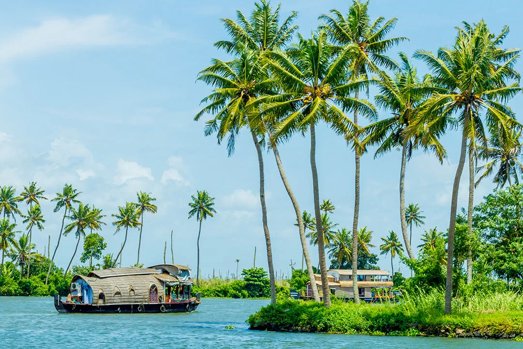 Alleppey backwaters view